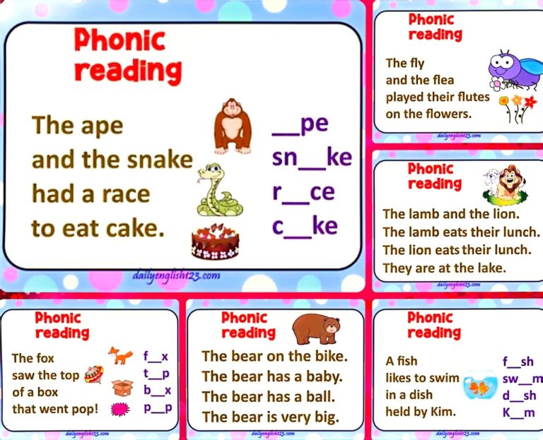 Reading Fluency