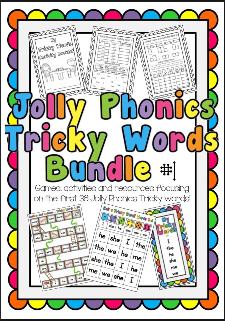 Jolly Phonics Tricky Words Bundle